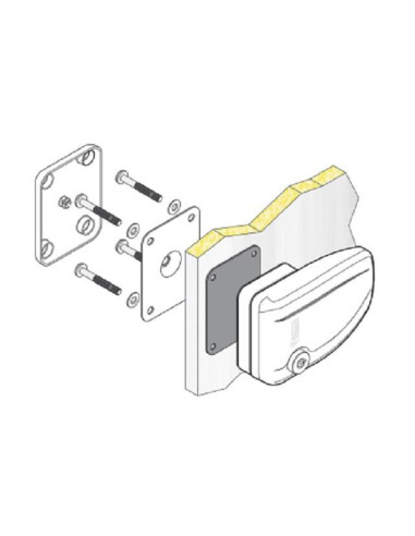 Anti Roubo Safe Door 3 Branco Fiamma