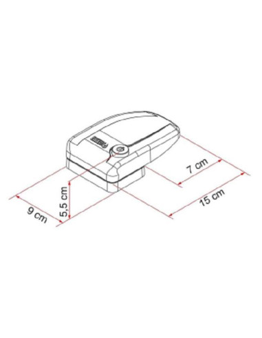 Anti Roubo Safe Door 3 Branco Fiamma