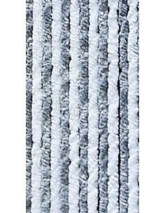 Cortina em Pelo 56x205 Cinza/Branca