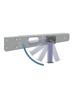 Estabilizador manual de autocaravana Alko Clickfix 420 a 624mm