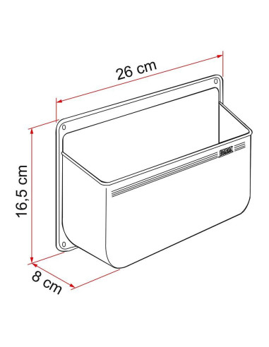 Suporte pocket L Fiamma