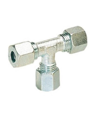 União de gás em T com bicone TL8x8x8mm Gok