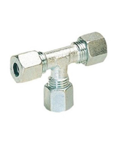 União de gás em T com bicone TL8x8x8mm Gok