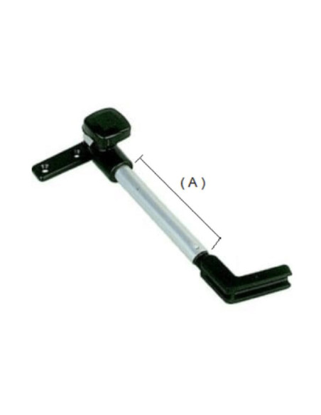 Compasso tubular 200mm Polyfix sem fecho Encaixe rápido (Par)