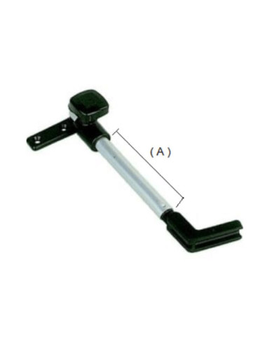 Compasso tubular 200mm Polyfix sem fecho Encaixe rápido (Par)