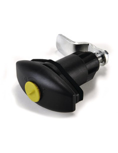 Fecho tipo porta de garagem preto 2