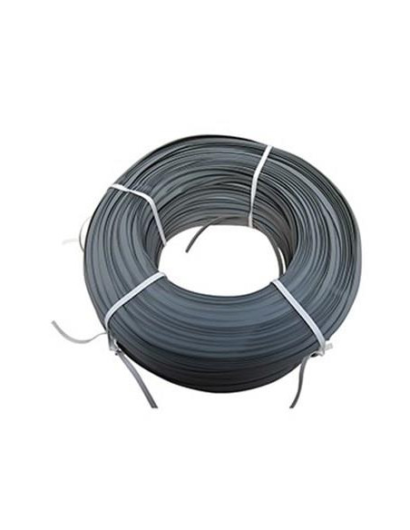 Perfil Borracha Tapa Parafusos Cinza 12.5x3.7 /Mt