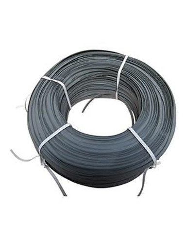 Perfil Borracha Tapa Parafusos Cinza 12.5x3.7 /Mt