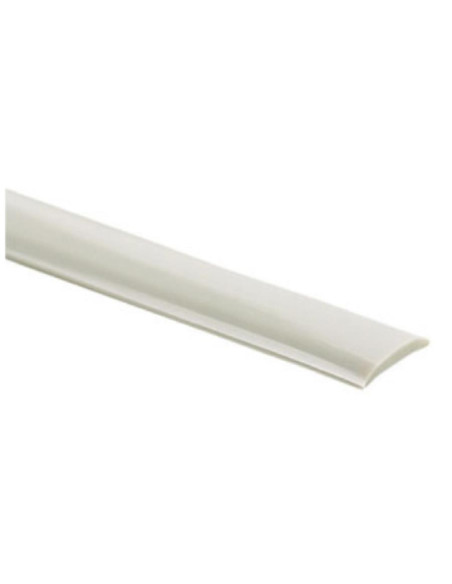 Borracha acabamento friso/perfil inserção 12mm branco 210 - (metro)