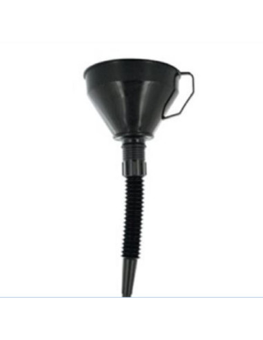 Funil com mangueira flexivel para água