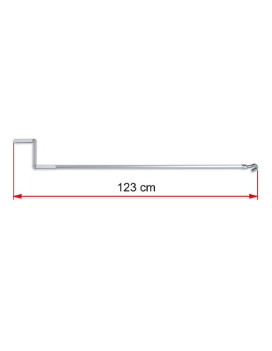 Manivela p/ toldo Fiamma 1230mm