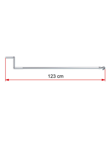 Manivela p/ toldo Fiamma 1230mm