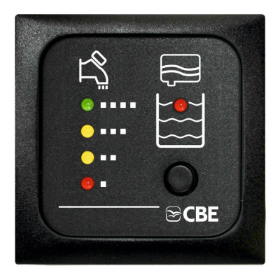 Painel e sondas água limpa e suja cinza CBE MT214