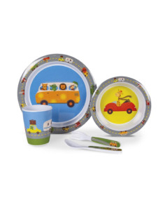 Conjunto Louça Criança Traffic 4pc