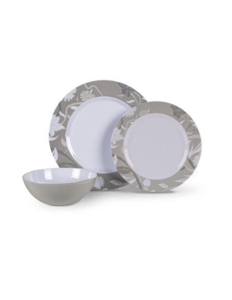 Conjunto Louça Bloom Floral 12pc