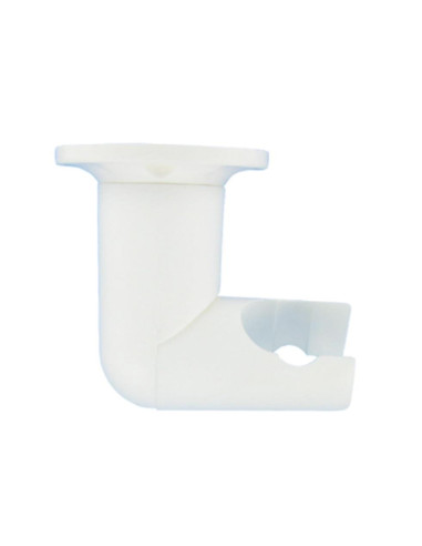 Fixador de manipulo chuveiro Curvo branco p/ parede