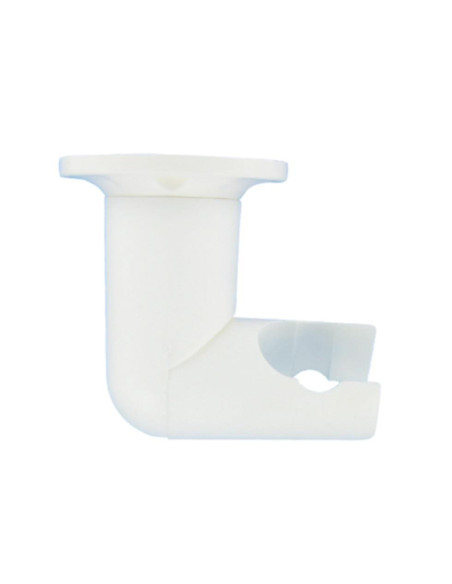 Fixador de manipulo chuveiro Curvo branco p/ parede