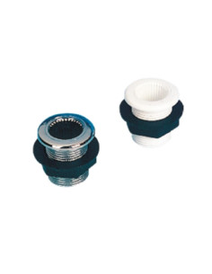 Fixador de encastrar cromado p/ manipulo de chuveiro 2