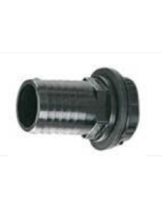 Ligador Direito 40mm Preto rosca 1 1/4 2