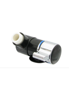 Torneira misturadora London Preto/Cromado c/saida de chuveiro 2