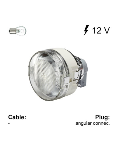 Farolim Pisca Traseiro Branco Led