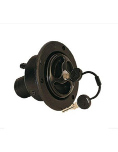 Bocal eTampão de entrada água 40mm preto