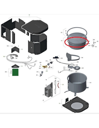 O-ring de vedação p/ Boiler B10