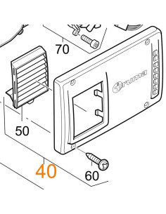 Tampa branca chamine lateral Combi4/6D
