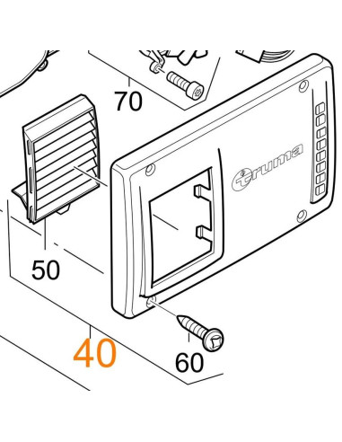 Tampa branca chamine lateral Combi4/6D