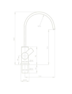 Torneira Misturadora monocomando Contur S90 2