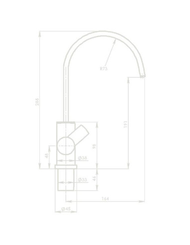 Torneira Misturadora monocomando Contur S90