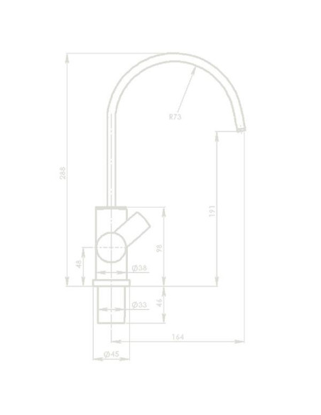 Torneira Misturadora monocomando Contur S90
