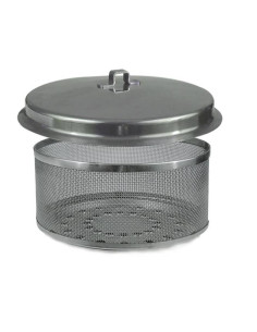 Recipiente de carvão p/ grelhador de mesa Vesuvio c/ tampa, s/ 2