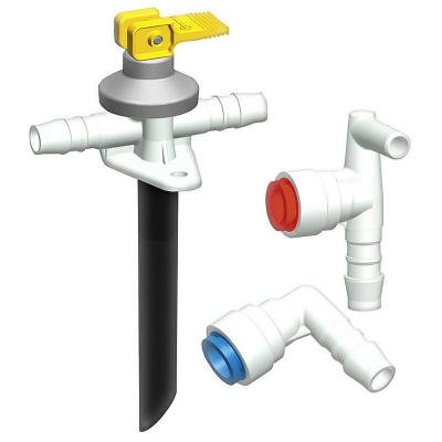 Kit valvula drenagem c/ligaçoes de agua p/ Boiler TB