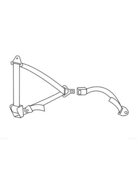 Cinto de Segurança para banco de 3 Pontos