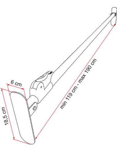 Fecho segurança Interior Cabine Duo Safe Pro Fiamma