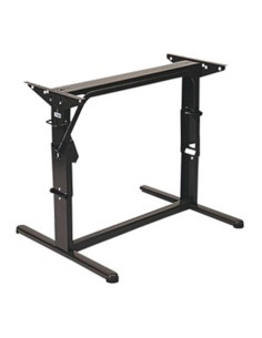 Pé de mesa elevatório 750mm L castanho