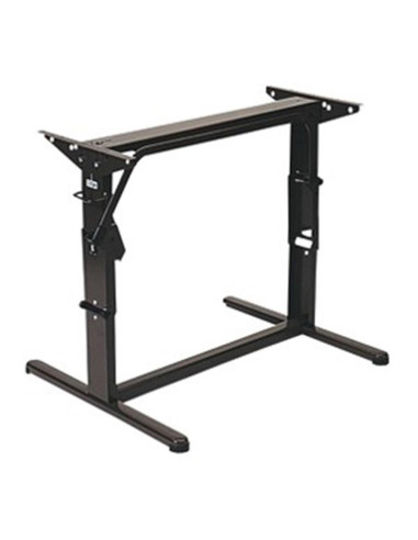 Pé de mesa elevatório 750mm L castanho