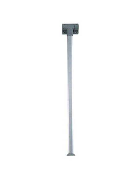 Pé de mesa simples 720 mm alumínio com articulação