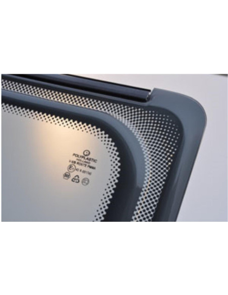 Janela lateral cinza Polyplastic 1450x650