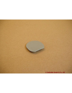 Capa cinza claro p/peça de fixação de móveis