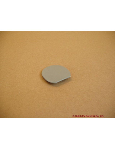 Capa cinza claro p/peça de fixação de móveis