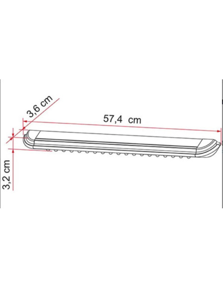 Aplique led de sensor porta exterior Fiamma