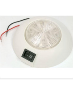 Aplique redondo branco - Led