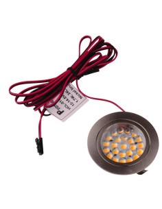 Aplique Led de aço inoxidável 24 LEDs