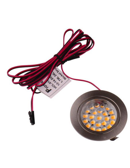 Aplique Led de aço inoxidável 24 LEDs