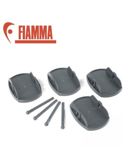 Base plates pro para macaco preto Fiamma