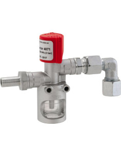 Teste de fugas de gas