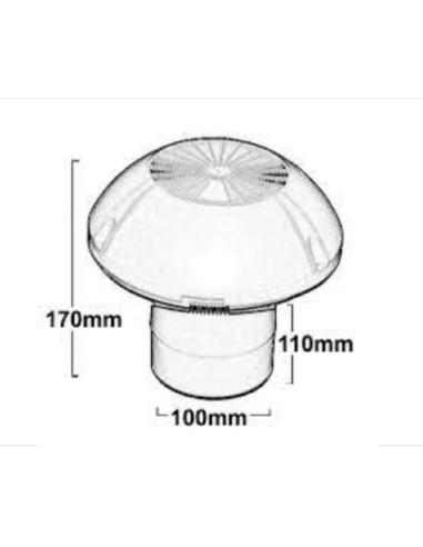 Ventilador Tecto 12V GY11 Dometic
