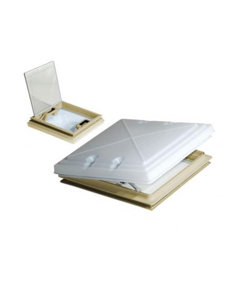 Claraboia MPK Opaca 40x40 Mod.42 c/mosquiteira beje